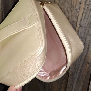 Clarins Pearl Cosmetics Case NEW